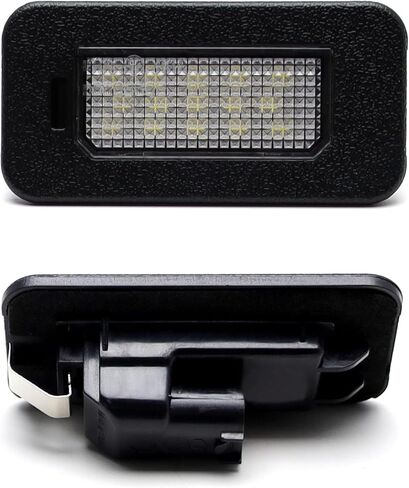 مجموعة إضاءة لوحة ترخيص LED كاملة بيضاء زينون من iJDMTOY متوافقة مع Alfa Romeo 2016/2017-2022 Giulia & Stelvio, 2024-up Fiat 500e in Kuwait