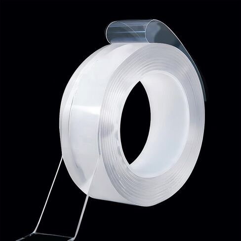 [Strong Tape] Extra Strong Double-Sided Tape,Clear Waterproof Adhesive for Plastic, Wood, Glass, Stone,Versatile for Home or Office(0.07 * 0.39 * 39.37 inch) in Saudi Arabia