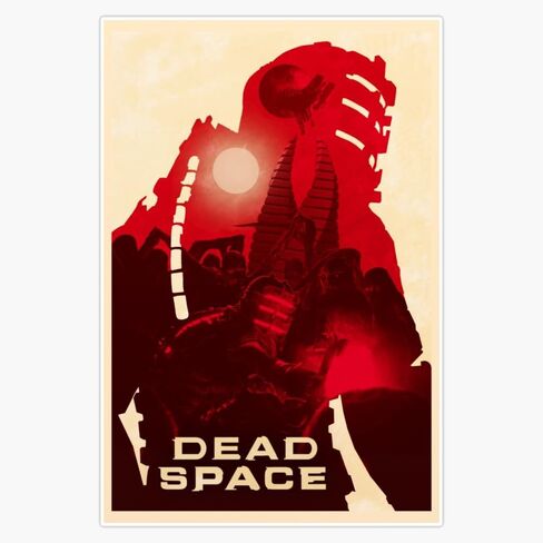 MAGNET Issac Clark Dead Space Silhouette Magnetic Vinyl Sticker Decal Magnet 5" in Saudi Arabia