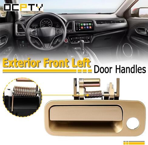 OCPTY Door Handles Exterior Front Driver Left Side Replacement fit 1997-2001 for for Camry Outside Door Handles Beige(2pcs) in Saudi Arabia
