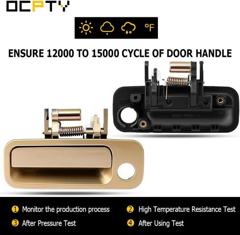 OCPTY Door Handles Exterior Front Driver Left Side Replacement fit 1997-2001 for for Camry Outside Door Handles Beige(2pcs) in Saudi Arabia