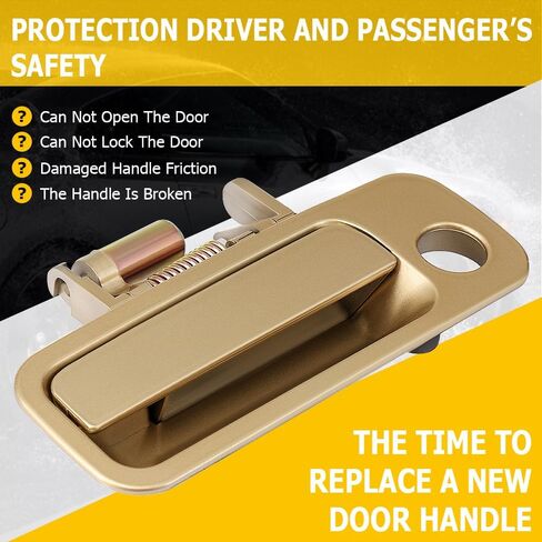 OCPTY Door Handles Exterior Front Driver Left Side Replacement fit 1997-2001 for for Camry Outside Door Handles Beige(2pcs) in Saudi Arabia