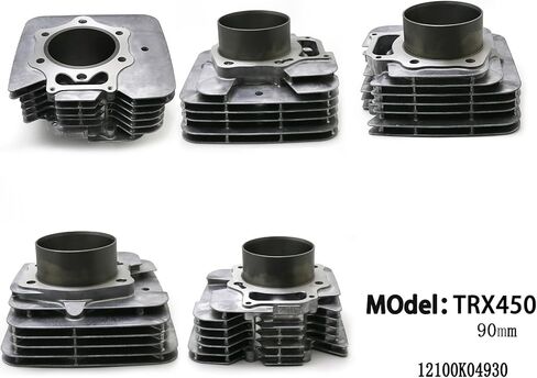 Cylinder Piston Ring Gasket Kit, Compatible with honda ATV 1998-2004 TRX450S TRX450ES TRX450FE TRX450FM 4x4 Compatible with FORMAN 450 TRX450 4x4 (TRX450 Cylinder) in Kuwait