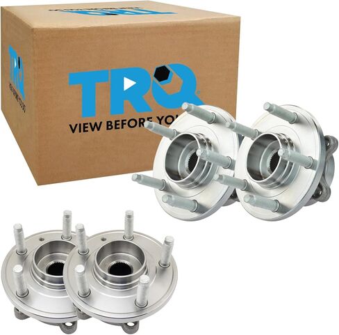 TRQ 2 Piece Wheel Bearing & Hub Assembly Set Compatible with 2013-2019 Ford Police Interceptor Sedan 2014-2018 Special Service Police Sedan Taurus in Saudi Arabia