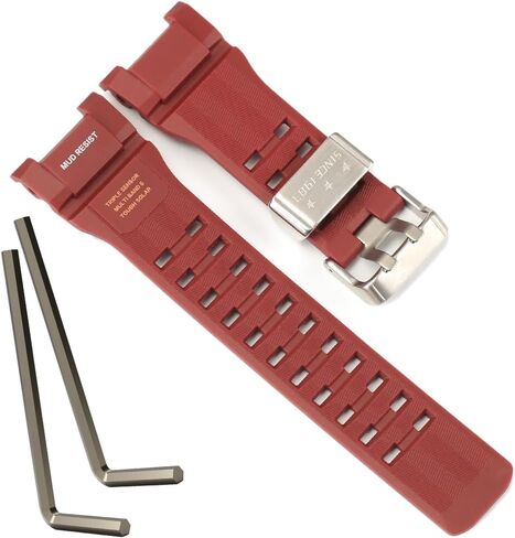 Durable Resin Replacement Watch Strap Compatible with Casio GWG-B1000 Series | Fits GWG-B1000-3AJF/GWG-B1000EC-1AJF/GWG-B1000-1A4JF/GWG-B1000-1AJF Men’s Watch Band Accessories in Kuwait