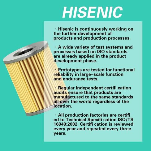 Oil Filter Fits Select Hyundai Santa Cruz Fe Sonata Tucson, Fits Select Kia K5 Sorento, Direct Replacement for OE# 263502S001 in Kuwait