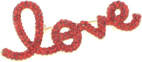 Crystal Love Brooch in Saudi Arabia