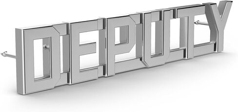 DEPUTY Pin - Pair of "DEPUTY" Uniform pins/collar brass/insignia for uniform. in Kuwait