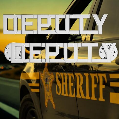 DEPUTY Pin - Pair of "DEPUTY" Uniform pins/collar brass/insignia for uniform. in Kuwait