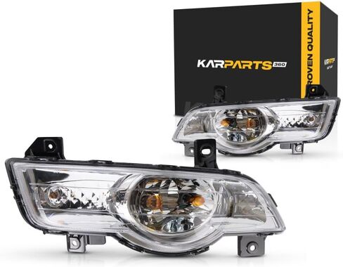 CarLights360: For Chevy Traverse Signal/Corner Light 2009 10 11 2012 Pair Driver and Passenger Side Front w/Bulbs DOT Certified Replaces GM2520194 + GM2521194 in Saudi Arabia