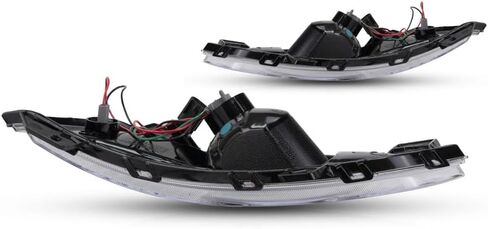 CarLights360: For Chevy Traverse Signal/Corner Light 2009 10 11 2012 Pair Driver and Passenger Side Front w/Bulbs DOT Certified Replaces GM2520194 + GM2521194 in Saudi Arabia