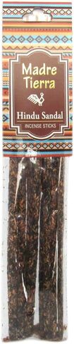 Madre Tierra Hindu Sandal Incense Sticks, Handmade, Premium, 8 Sticks, Red in Saudi Arabia