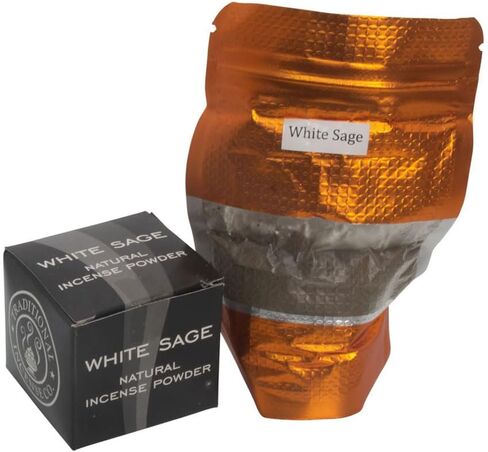 White Sage Natural Incense Powder, 3/4 oz, Red in Saudi Arabia
