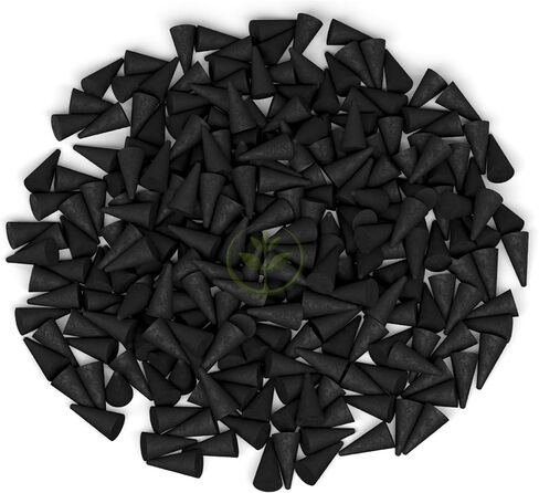 Citronella Charcoal Incense Cones 1" TOPFLOW - 100 Pack - Natural Scented Cones Handmade Hand Dipped in Saudi Arabia