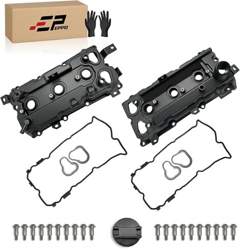 غطاء صمام المحرك EPPO BL3Z-6582-H DL3Z-6582-C ترقية الألومنيوم اليسار واليمين متوافق مع Ford F-150 Expedition 2013-2017 Transit 150 250 350 2015-2022 Lincoln Navigator 2015-2017 in Kuwait
