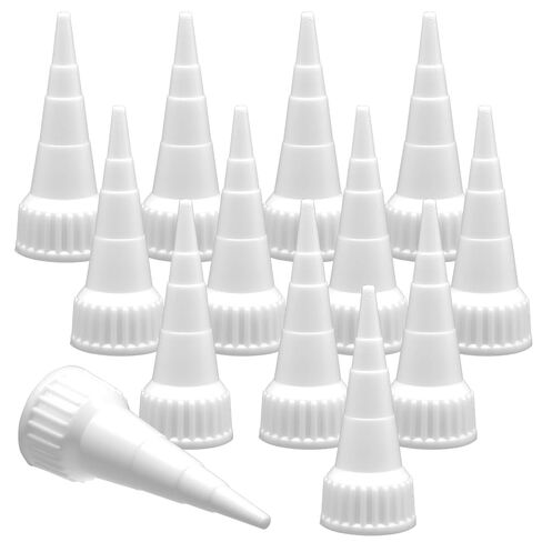 24-Piece Set of Tapered Glue Nozzle Caps, Plastic Precision Nozzle Caps in Saudi Arabia