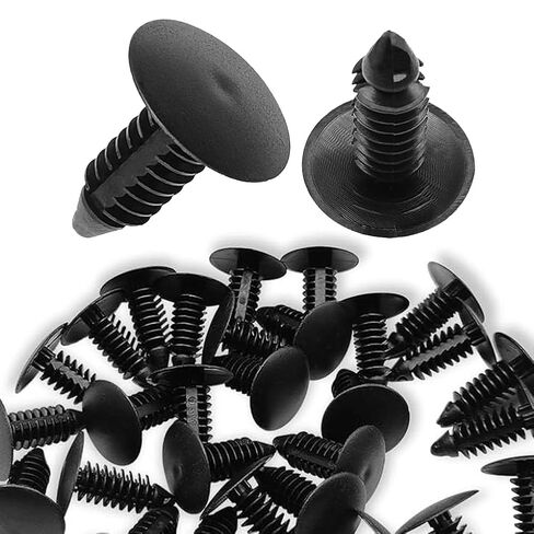 50pcs 8mm Bumper Clips Body Trim Automotive Car Hole Plastic Rivets Fastener Bumper Shield Fender Liner Retainer Clips Fender Push Pin for Jeep Dodge Ram for Chrysler 6030441 for Other Projects in Saudi Arabia