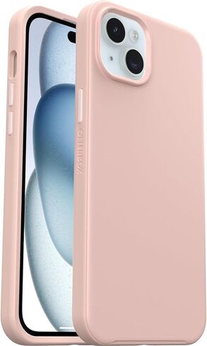 OtterBox iPhone 15, iPhone 14, and iPhone 13 (ONLY) Symmetry Series+ Case - Clear/Peachy Bloom, Snaps to MagSafe, Ultra-Sleek, Raised Edges Protect Camera & Screen - Non-Retail Packaging in Saudi Arabia