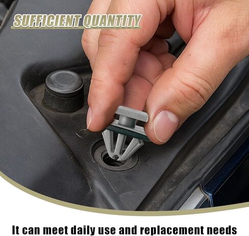 20 قطعة من YoRise مشبك تشكيل هزاز السيارة، مشابك تثبيت السيارة، مشابك تثبيت عتبة التنورة الجانبية، مشبك زخرفة خارجي للسيارة يحل محل OEM #68172491AA 68271803AA 68395627AA 11571175 (رمادي) in Kuwait