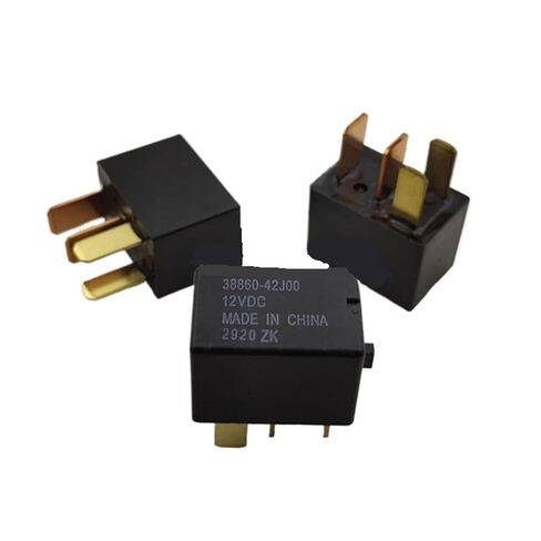 10 قطعة/الوحدة التتابع 38860-42J00 12VDC 4 دبابيس السيارات دراجة نارية التتابع in Kuwait