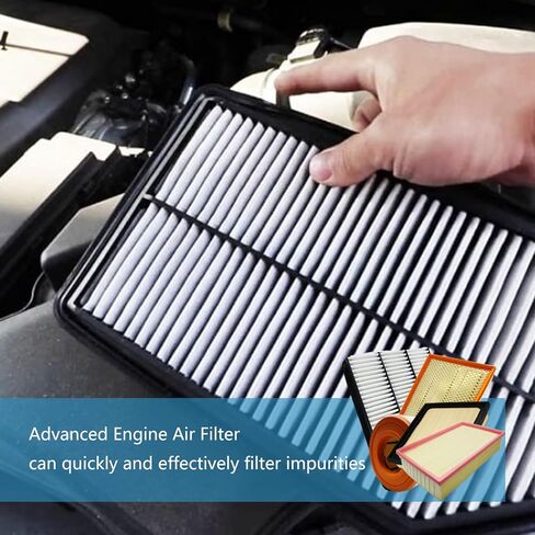 Engine & Cabin Air Filter Compatible with Mazda 3 (2014-2018), Replacement for CP11811,CA11259 in Kuwait