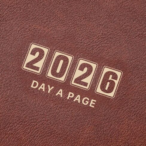 مخطط يومي 2026 - مخطط يومي 2026، صفحة كاملة لكل يوم، صفحة تقويم يومية 2026، يناير 2026 - ديسمبر 2026، 5.8 بوصة × 8.4 بوصة، أجندة لمدة 365 يومًا in Saudi Arabia