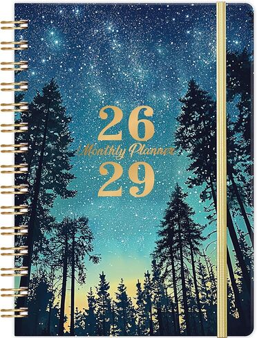 2026-2029 Monthly Planner - Monthly Planner 2026-2029 from July 2026 - June 2029, 3 Year Planner with Tabs and Pocket, 8.5" x 6.4" in Kuwait