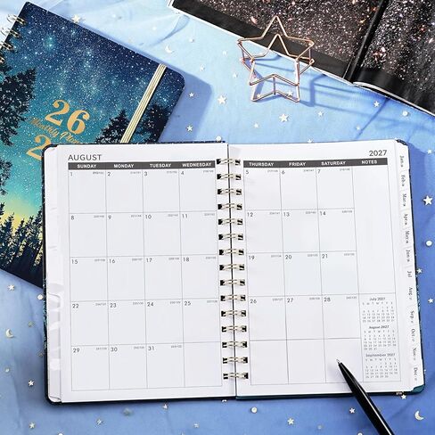 2026-2029 Monthly Planner - Monthly Planner 2026-2029 from July 2026 - June 2029, 3 Year Planner with Tabs and Pocket, 8.5" x 6.4" in Kuwait