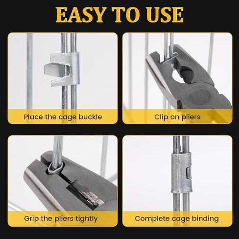 1800 قطعة من مشابك قفص الأسلاك وكماشة مشابك قفص أسلاك الأرانب كماشة حلقة الخنزير ومشابك سياج الأسلاك ومشابك J ومشابك ذو طيات وأدوات للطيور والسمان والأرانب والدجاج وأقفاص الخنازير in Kuwait