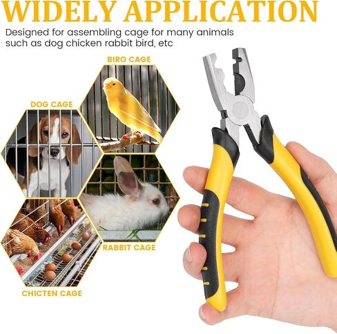 1800 قطعة من مشابك قفص الأسلاك وكماشة مشابك قفص أسلاك الأرانب كماشة حلقة الخنزير ومشابك سياج الأسلاك ومشابك J ومشابك ذو طيات وأدوات للطيور والسمان والأرانب والدجاج وأقفاص الخنازير in Kuwait