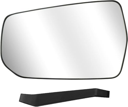 Driver Side Heating Mirror Glass Fit for Chevrolet Chevy Malibu 2016-2021, Rearview Left Side Mirror Glass with Plastic Back Plate in Kuwait