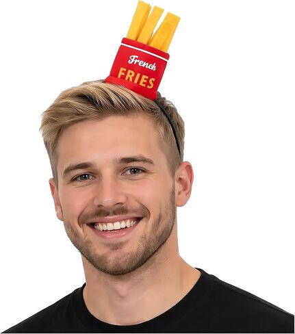 Nicky Bigs Novelties Mini Food Hat Headband Vendor Costume Accessory for Adults in Saudi Arabia