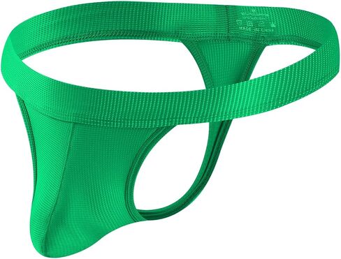KAREN SPACE Men's Sexy Thongs Underwear, Ice Silk Breathable Mesh G-String Athletic Supporter in Kuwait