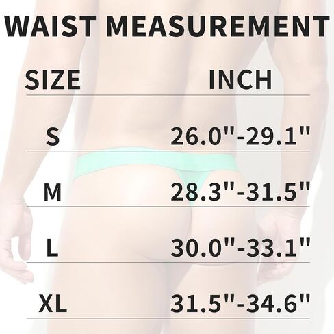 KAREN SPACE Men's Sexy Thongs Underwear, Ice Silk Breathable Mesh G-String Athletic Supporter in Kuwait