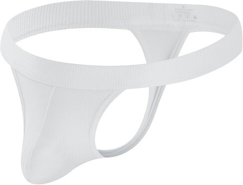 KAREN SPACE Men's Sexy Thongs Underwear, Ice Silk Breathable Mesh G-String Athletic Supporter in Kuwait