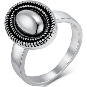 JUDE ريترو خمر الفولاذ المقاوم للصدأ البيضاوي على شكل بيان الزفاف حفل كوكتيل الذكرى السنوية وعد الدائري in Kuwait