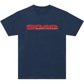 تي شيرت بشعار نظام داون باللون الأحمر للبالغين من الجنسين in Kuwait