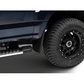 RedRock Molded Mud Guards; Front and Rear Compatible For 17-26 F-250 Super Duty w/o OE Fender Flares in Kuwait