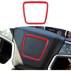 for Sierra Steering Wheel Panel Trim Sticker for GMC Yukon/Sierra 2014 2015 2016 2017 2018 Red Interior Accessories 1pc in Kuwait