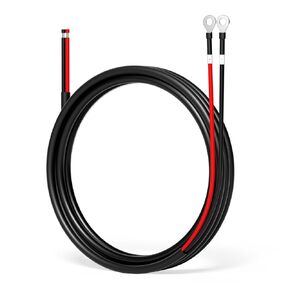 11AWG Solar Battery Cable 8.2FT, Pure Copper 11 Gauge Inverter Cables with 5/16'' Lugs, for Connecting Battery and Charge Controller in Solar Power System in Kuwait