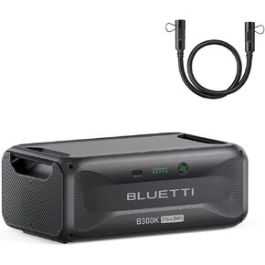 بطارية توسيع BLUETTI B500K لمحطة الطاقة المحمولة AC200L AC300 AC500 AC200MAX، حزمة بطارية LiFePO4 بقدرة 5120 وات في الساعة، مولد شمسي للمنزل والطوارئ وخارج الشبكة (يتضمن كابل التوسيع P090A) in Kuwait