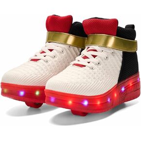 حذاء أسود أبيض أحمر للأولاد والبنات والنساء حذاء رياضي أنيق in Kuwait