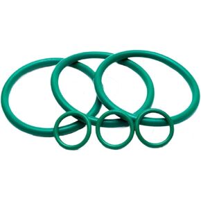 CS 3.5 4 5 مم حشية دائرية، غسالة ختم خضراء OD 10 مم - 130 مم مقاومة للزيت والتآكل (10 × 3 × 3.5 مم (10 قطع)) in Kuwait