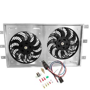 Radiator Shroud Fan for 1988-1994 Chevy S10 Blazer GMC S15 Jimmy Sonoma Electric Fan with Relay kit in Kuwait