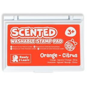 READY 2 LEARN Scented Stamp Pad - Citrus - Orange - Non-Toxic - Fade Resistant - Fun Art Supplies for Kids in Kuwait