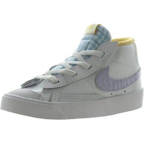 Nike Boy's Blazer Mid '77 117 Casual Skate Shoes, Pure Platinum/Laser Blue, 7 M US in Kuwait