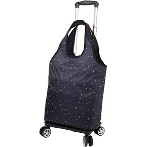 حقيبة سفر بعجلات وحقيبة ظهر متعددة الاستخدامات للتسوق والخضروات، رمادي in Kuwait