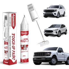 Oxford White(YZ/Z1/M6887) Touch Up Paint for Ford, Exact Match Car Scratch Repair Kit, Quick and Easy Fix Chips in Saudi Arabia