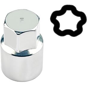 #F for Toyota Wheel Lock Key Compatible Toyota Lexus Tacoma F-Wheel Locking nut Key Removal Tool in Kuwait