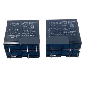 10pcs/lot Relay G4W-2212P-US-TV5 5VDC 6pins 5V 10A in Kuwait